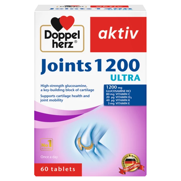 Illustration of the product packaging Doppelherz aktiv Joints 1200 ULTRA front view